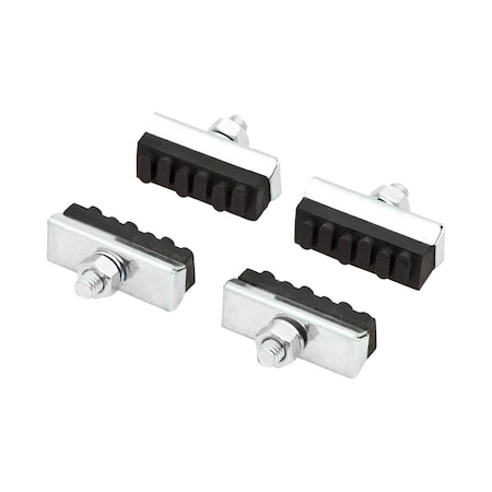 Bell Sports Bell Sports Binder 100 Rubber Bike Brake Pads Black/Silver 7070962